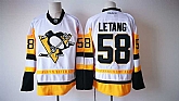 Pittsburgh Penguins #58 Kris Letang White-Yellow Stitched Jersey,baseball caps,new era cap wholesale,wholesale hats